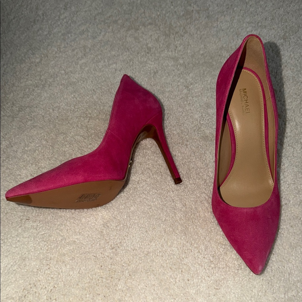Michael Kors Fuchsia Suede Heels